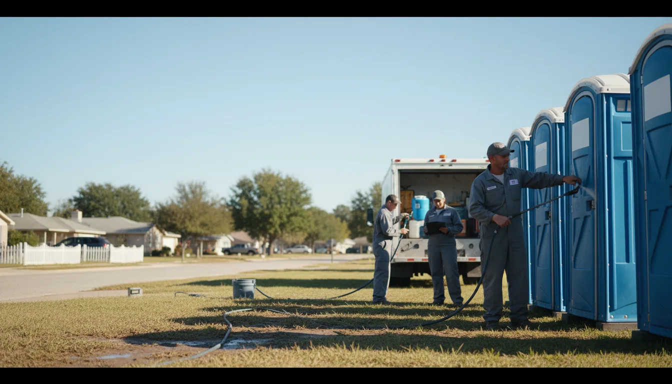 Long-Term Portable Toilet Rental in Bridgeport, TX near me
